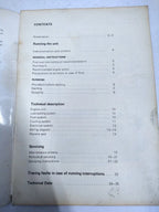 Marine Carburetor Instruction Book for Volvo Penta 2241 (1968)