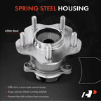 2X Rear Wheel Hub & Bearing Assembly for Nissan Rogue (2008–2013)