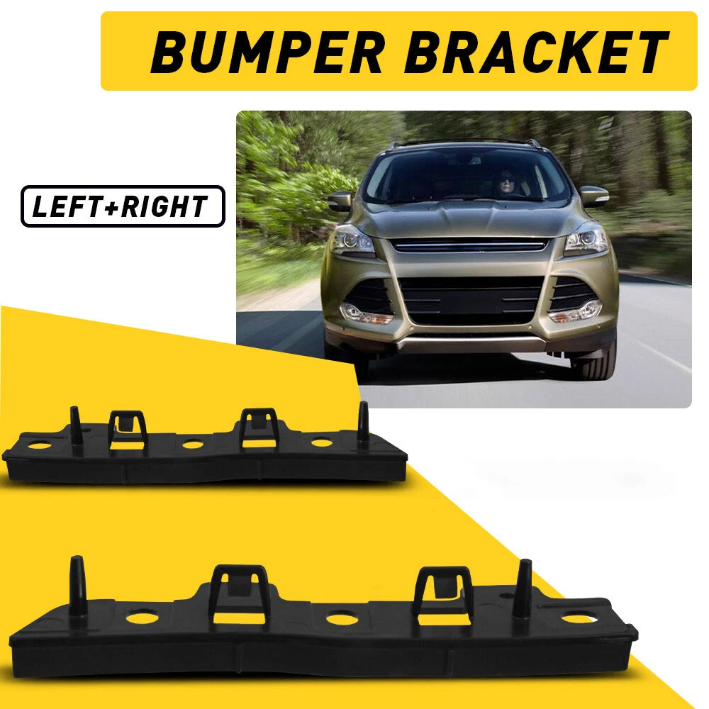 Set of 2 Front Bumper Retainer Brackets for Ford Escape (2013–2016)