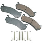 Front Brake Kit 330mm Disc Rotors & Akebono ProACT Pads for Chevrolet GMC