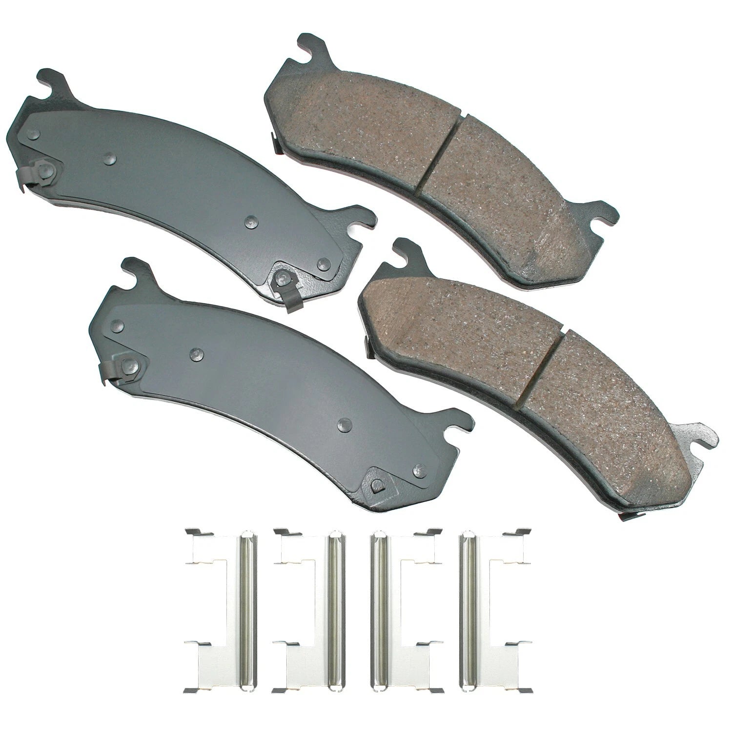 Front Brake Kit 330mm Disc Rotors & Akebono ProACT Pads for Chevrolet GMC