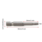 10Pcs Screwdriver Bit Set Anti-rust Alloy Steel 1.97" Length