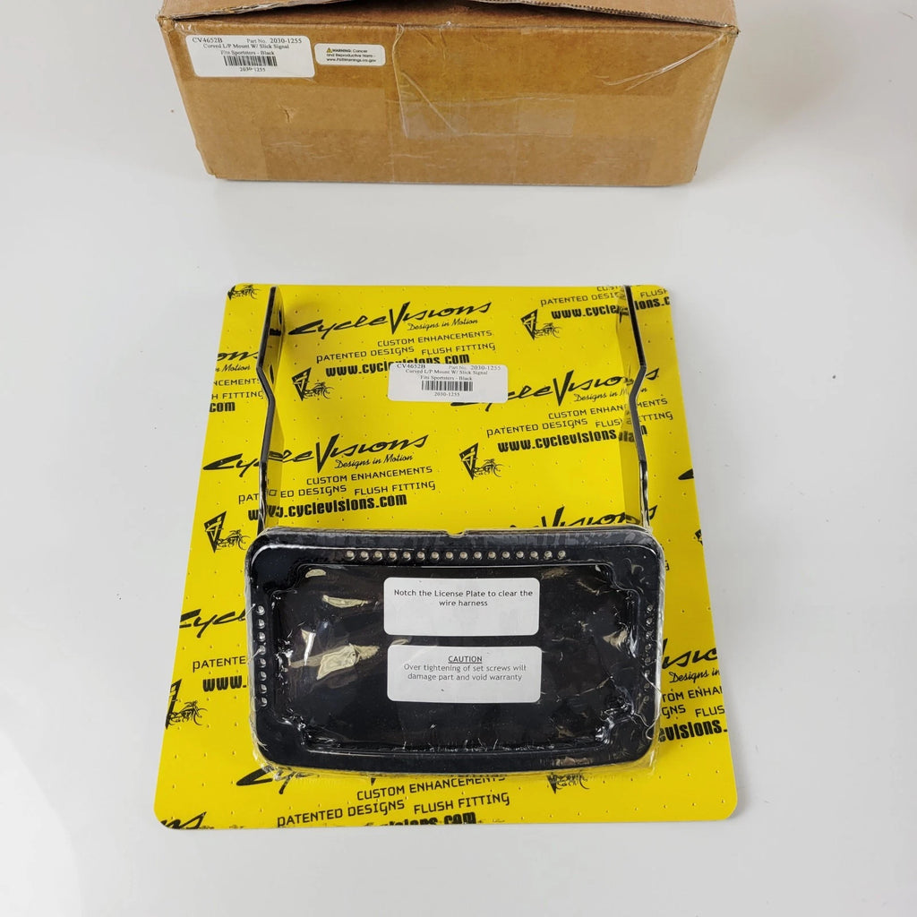Cycle Visions Curved License Plate & Signal for Harley Sportster (2009–2019)