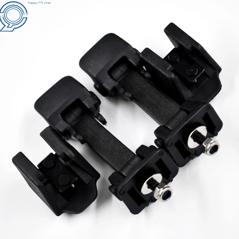 2 Hood Catch & Bracket Latch for Jeep Wrangler (2007-2016)
