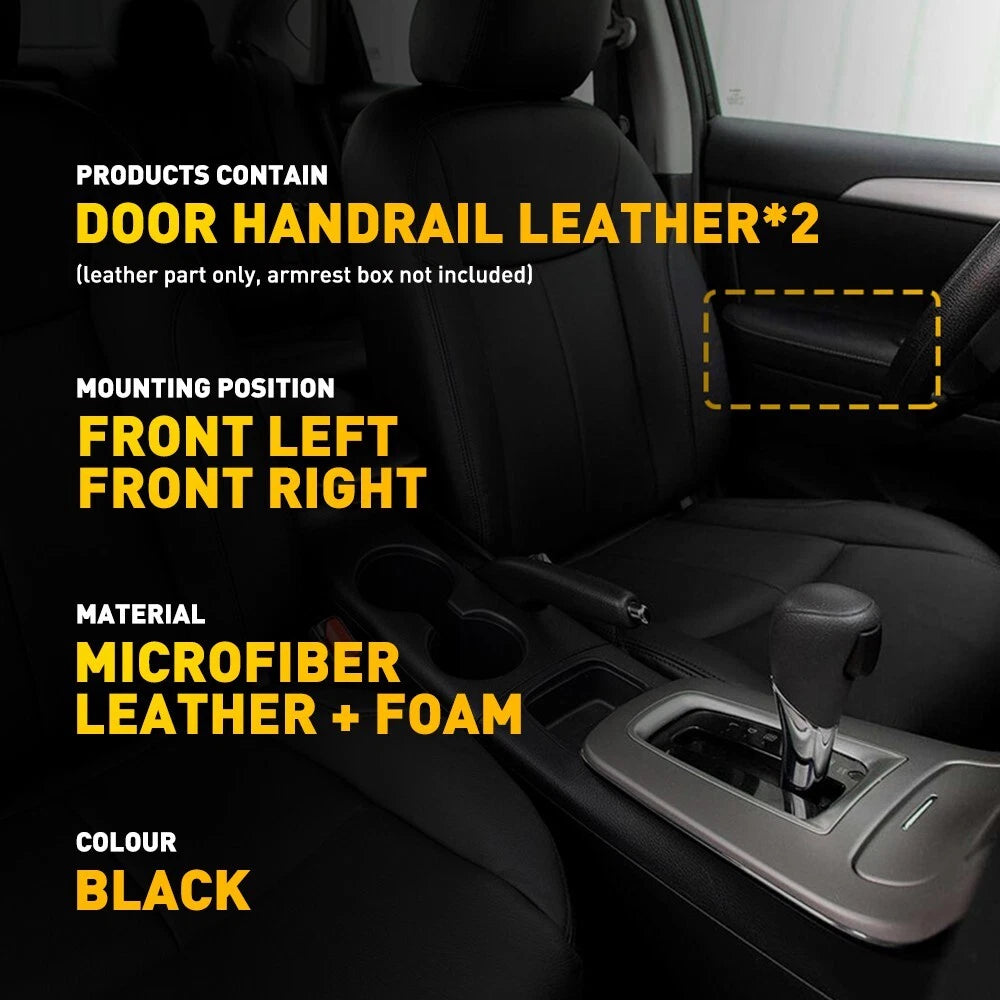 Synthetic Leather Armrest Door Panel Cover for Nissan Sentra (2013â2019)