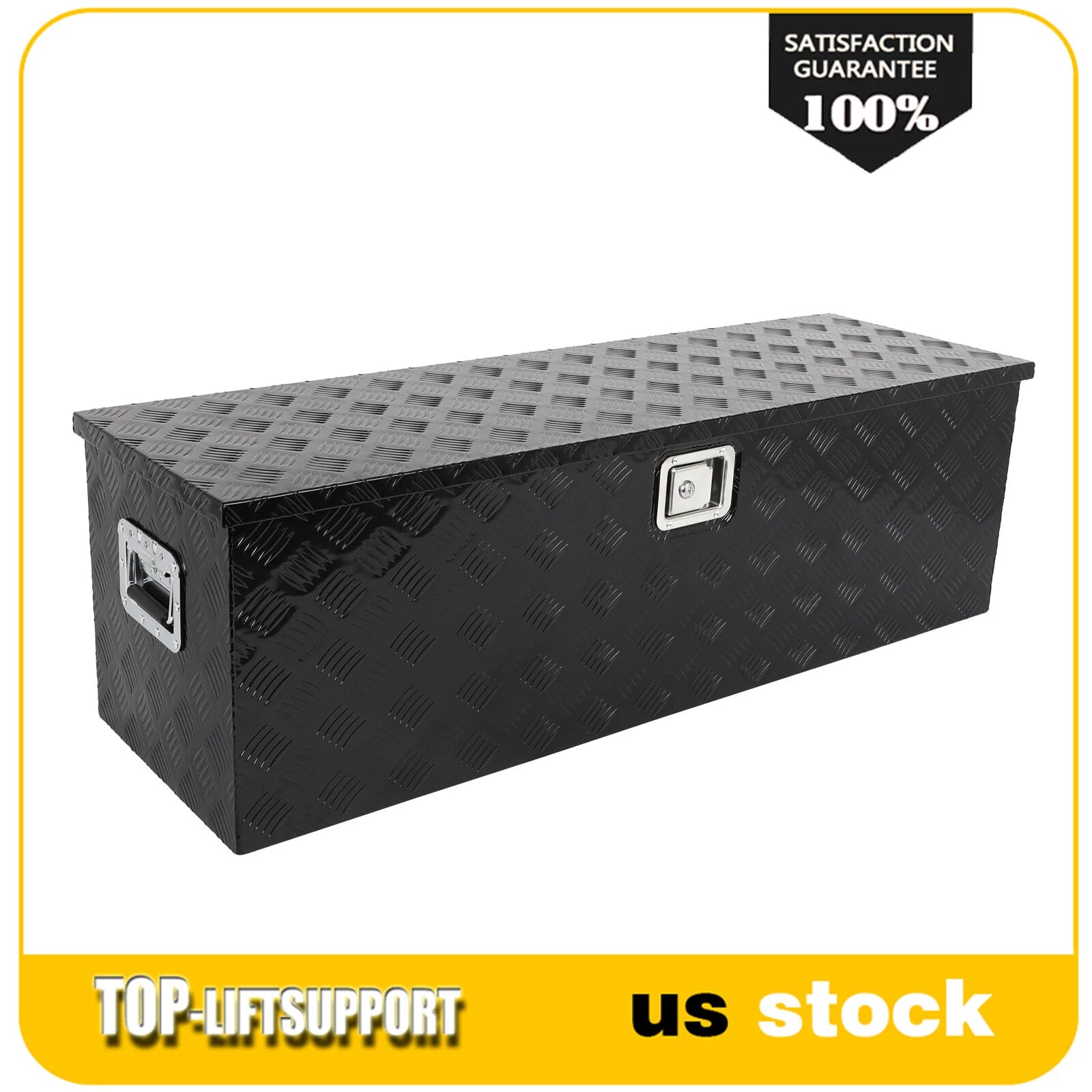 48" Aluminum Tool Box for Truck Pickup Camper Trailer Flatbed