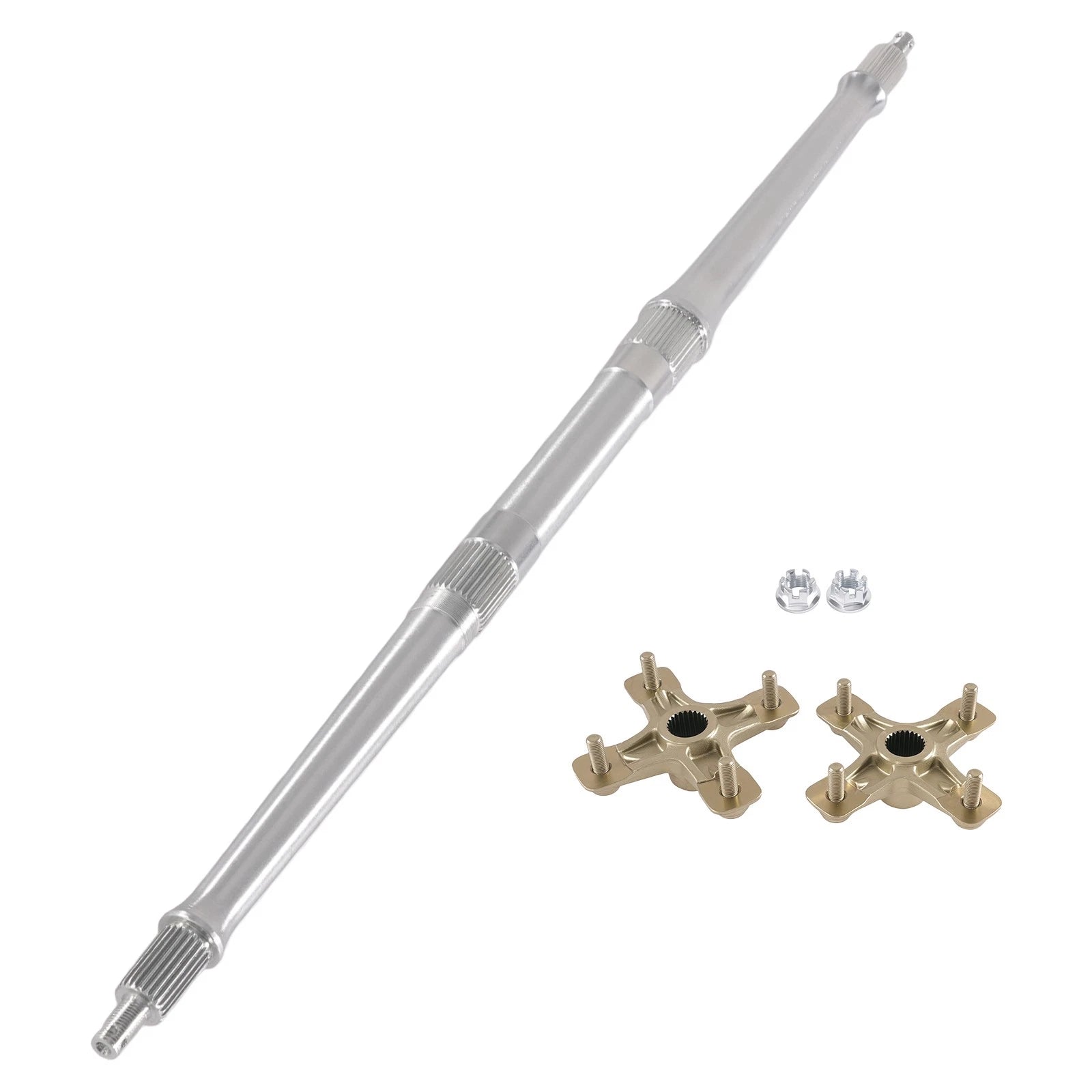 Rear Axle Shaft with Wheel Hubs Assembly for Yamaha Warrior 350 (1987–2004)