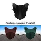 Black Dual Bubble Windshield for Honda CBR1000RR (2004-2007)