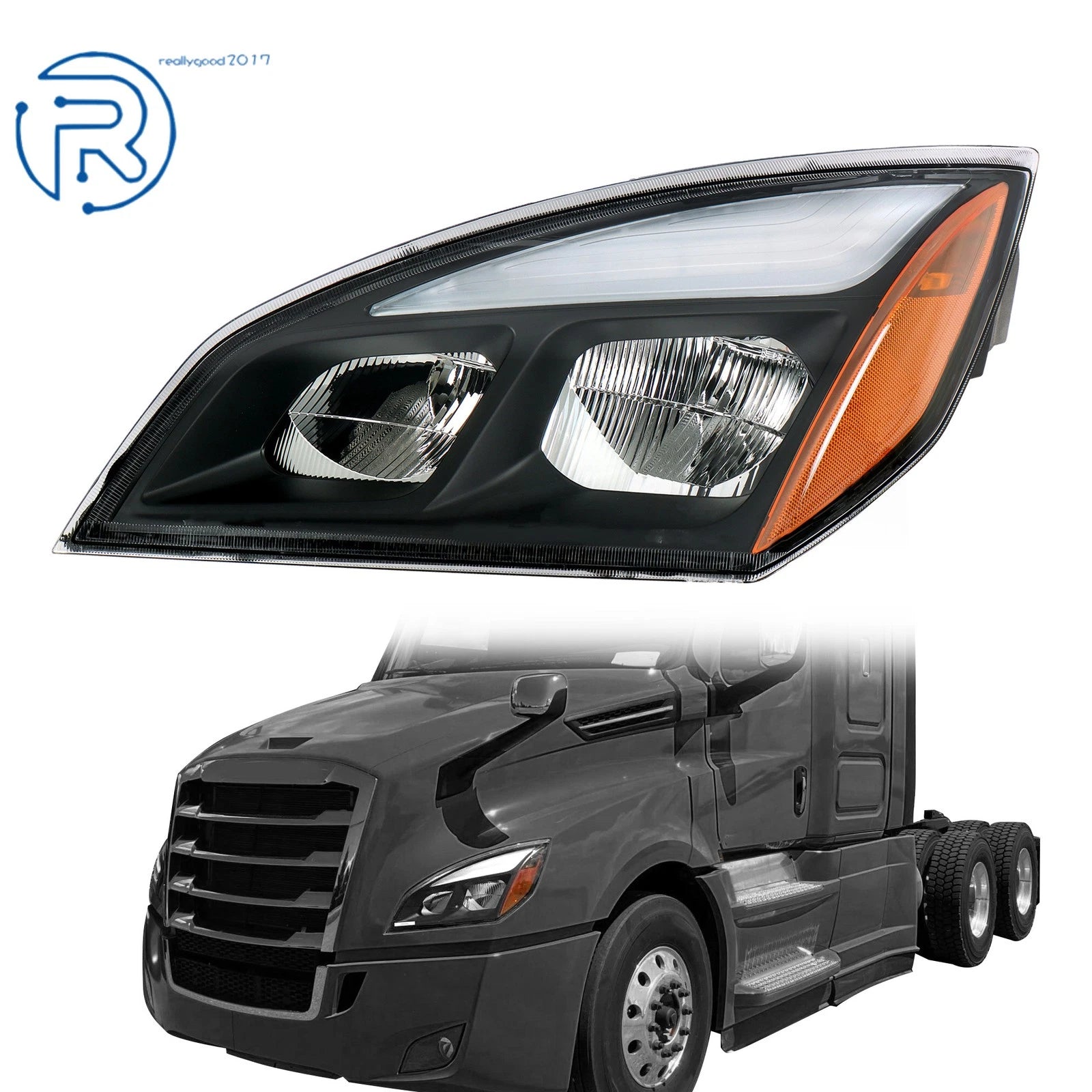 LED Left Driver Side Headlight for Freightliner Cascadia (A6601405002)
