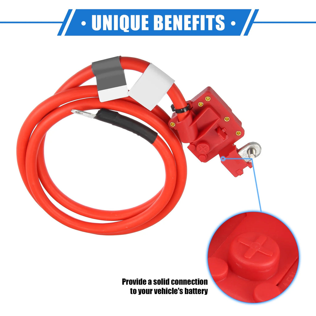 Positive Battery Terminal Cable No.61126989780 for BMW 528i 535i 550i M5 (2008–2010)