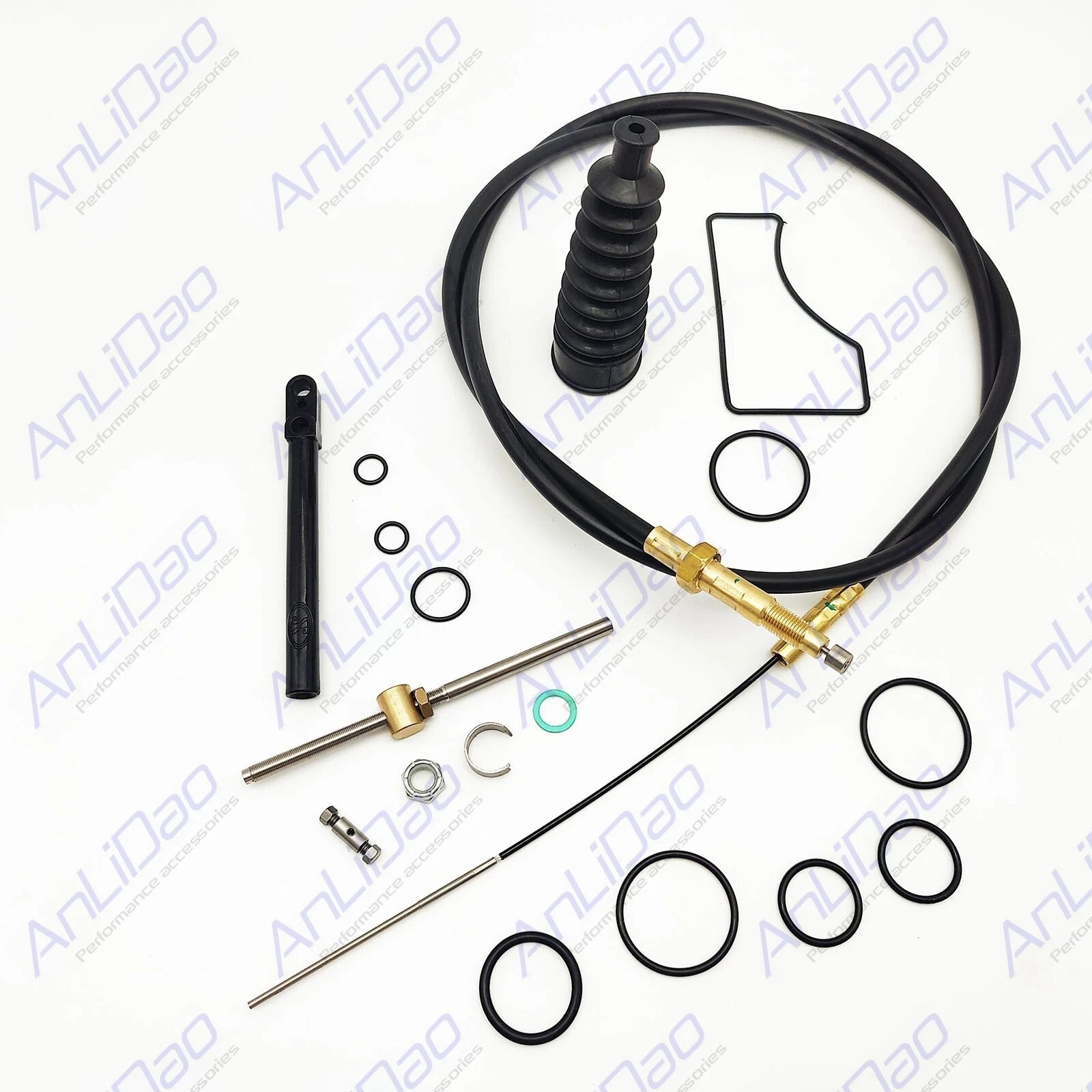 Shift Cable Kit for Mercruiser Bravo I, II, III (18-2604E, 815471T1, 8M0176522)