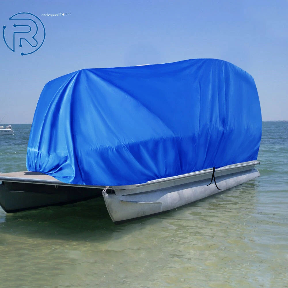 Boat Cover for Pontoon (2021-2024) Waterproof Trailerable 102" Beam