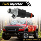 Fuel Injector for Dodge Ram 1500 (1996–1999) No. 53030778, 1 Hole, Black