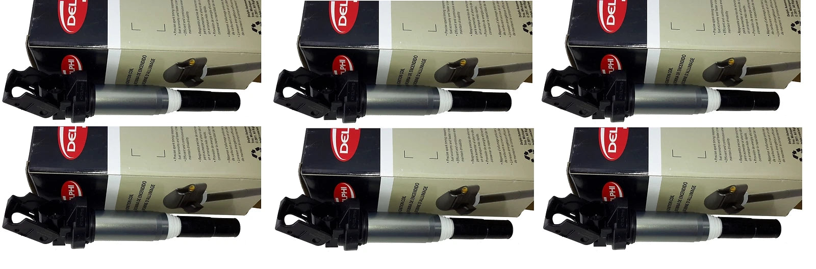 Set of 6 Direct Ignition Coils for BMW F32 F33 E46 E82 E88i (2012–2019) 12138616153