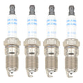 Set of 4 Bosch OE Fine Wire Double Platinum Spark Plugs for Buick Ford Mazda