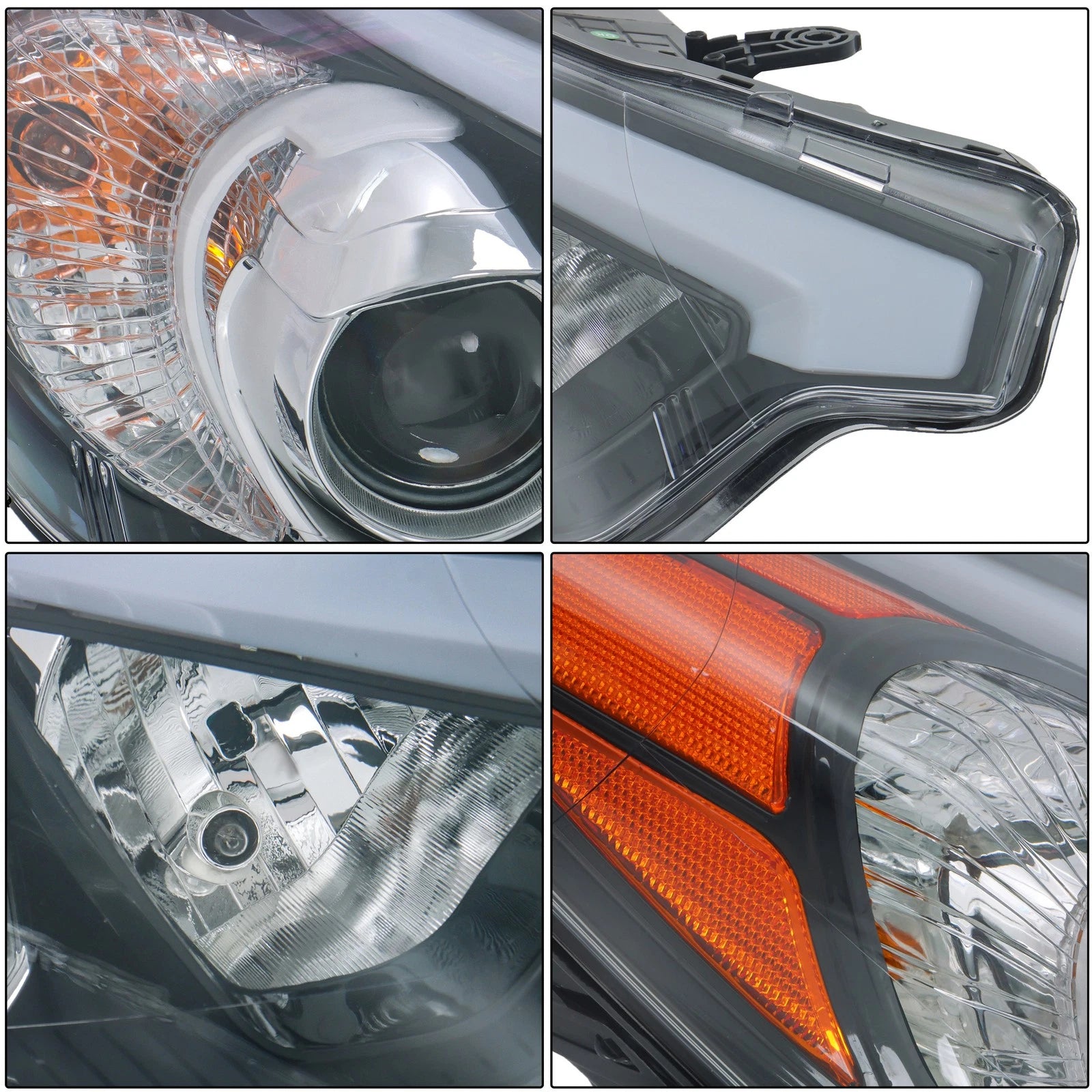 Headlight Assembly for Kia Forte (2014-2016) Passenger Side Halogen