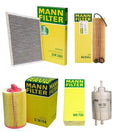 Mann Oil Air Carbon Cabin Fuel Filter Service Kit for Mercedes W203 C230 (2000–2007)