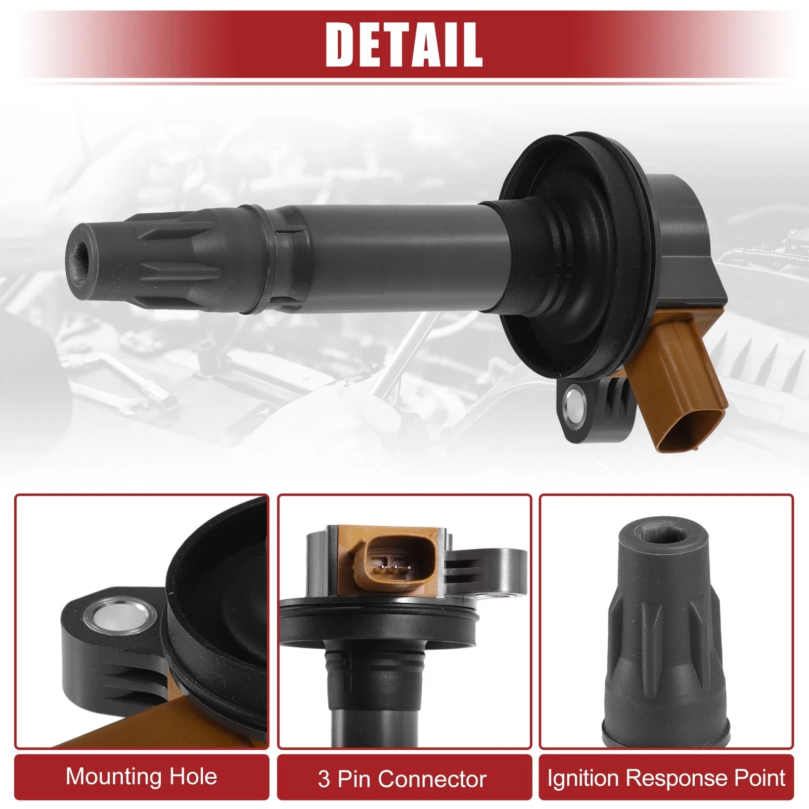 Ignition Coil for Ford Transit-150, Transit-250 (No. BL3Z12029B)