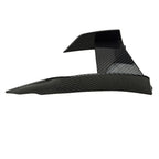 6pcs Carbon Fiber ABS Front Bumper Splitter Fins for Car