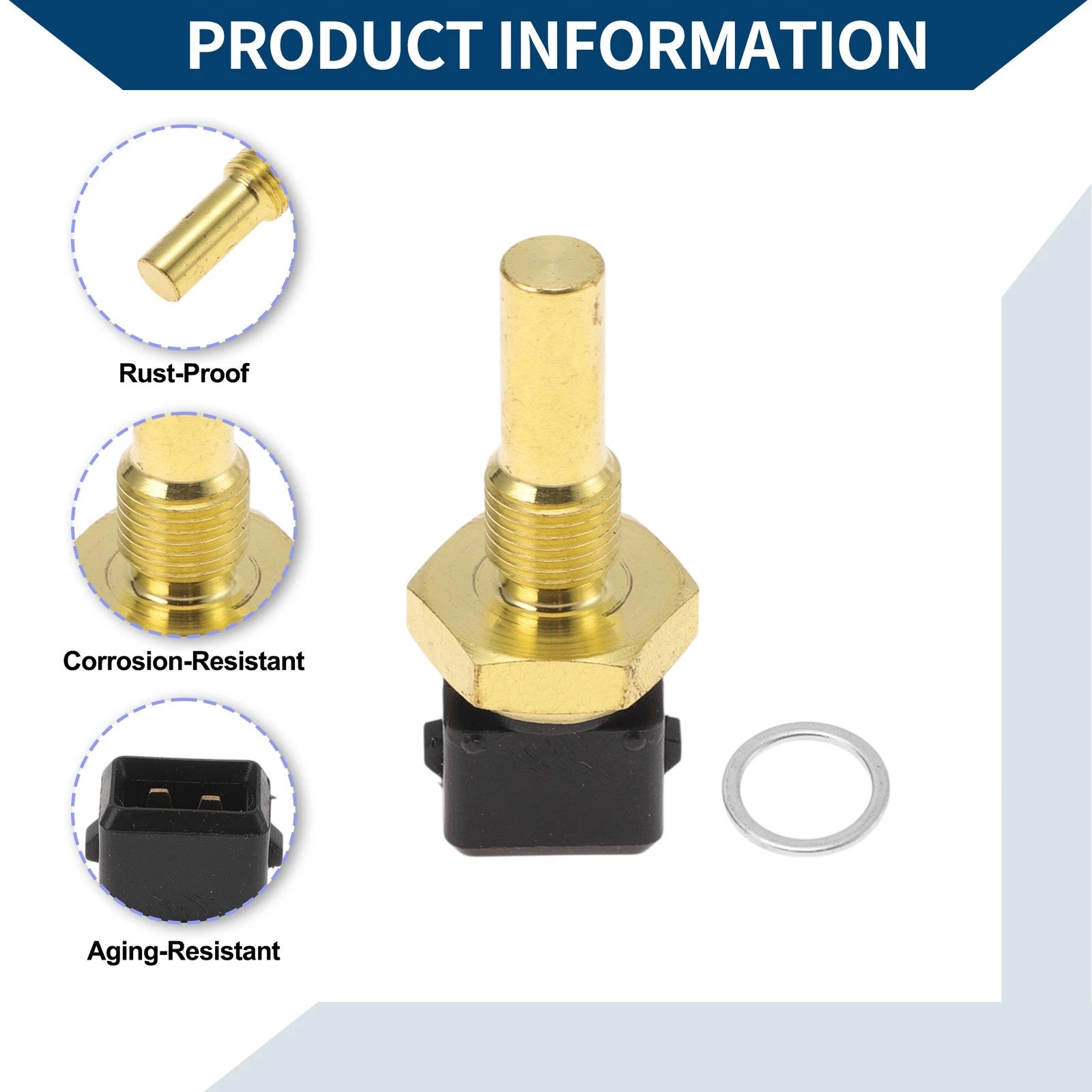 Engine Coolant Temperature Sensor for VW Audi No. 034906161 