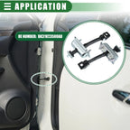 2Pcs Door Check Strap Assembly for Ford Transit MK8 (2014–2021) No.BK31V23500AD