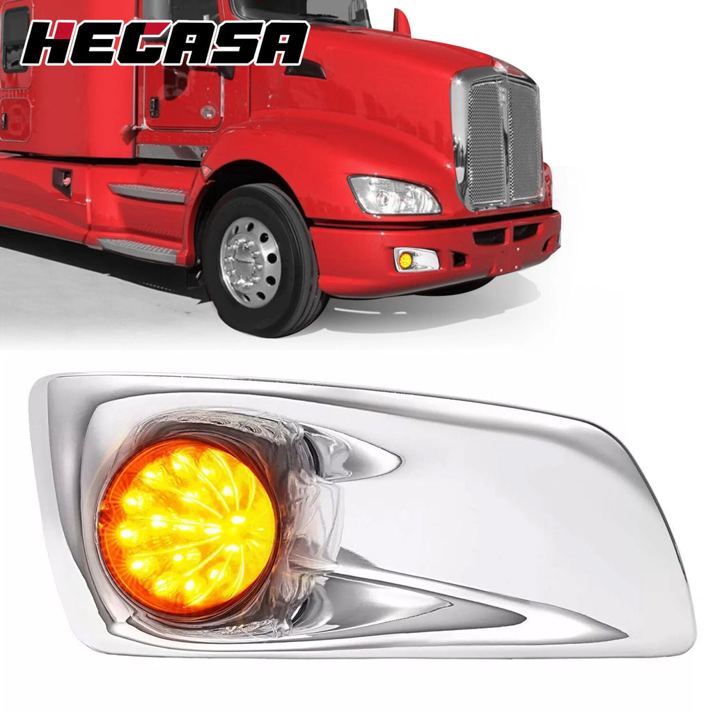 Right Side LED Clear Lens Fog Light for Kenworth T660 (2007–2017)