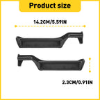 Black Metal Inside Door Handles Pair for Ford F150 F250 F350 (1987–1996)