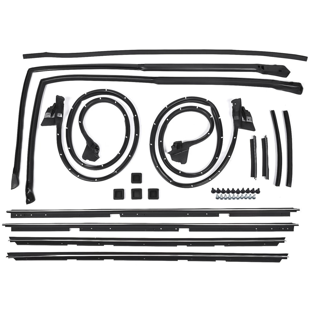 17 Pcs Weatherstripping Seal Kit for El Camino (1978-1987)