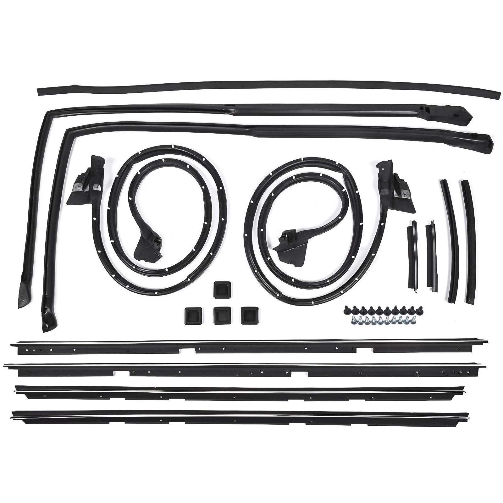 17 Pcs Weatherstripping Seal Kit for El Camino (1978-1987)
