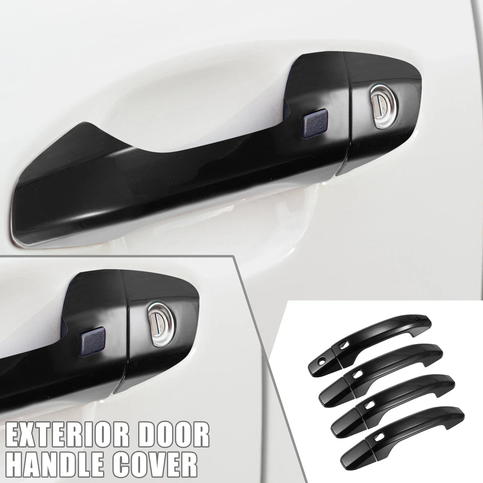 Car Exterior Door Handle Cover with Smartkey Cutout for Chevrolet (2010-2015)