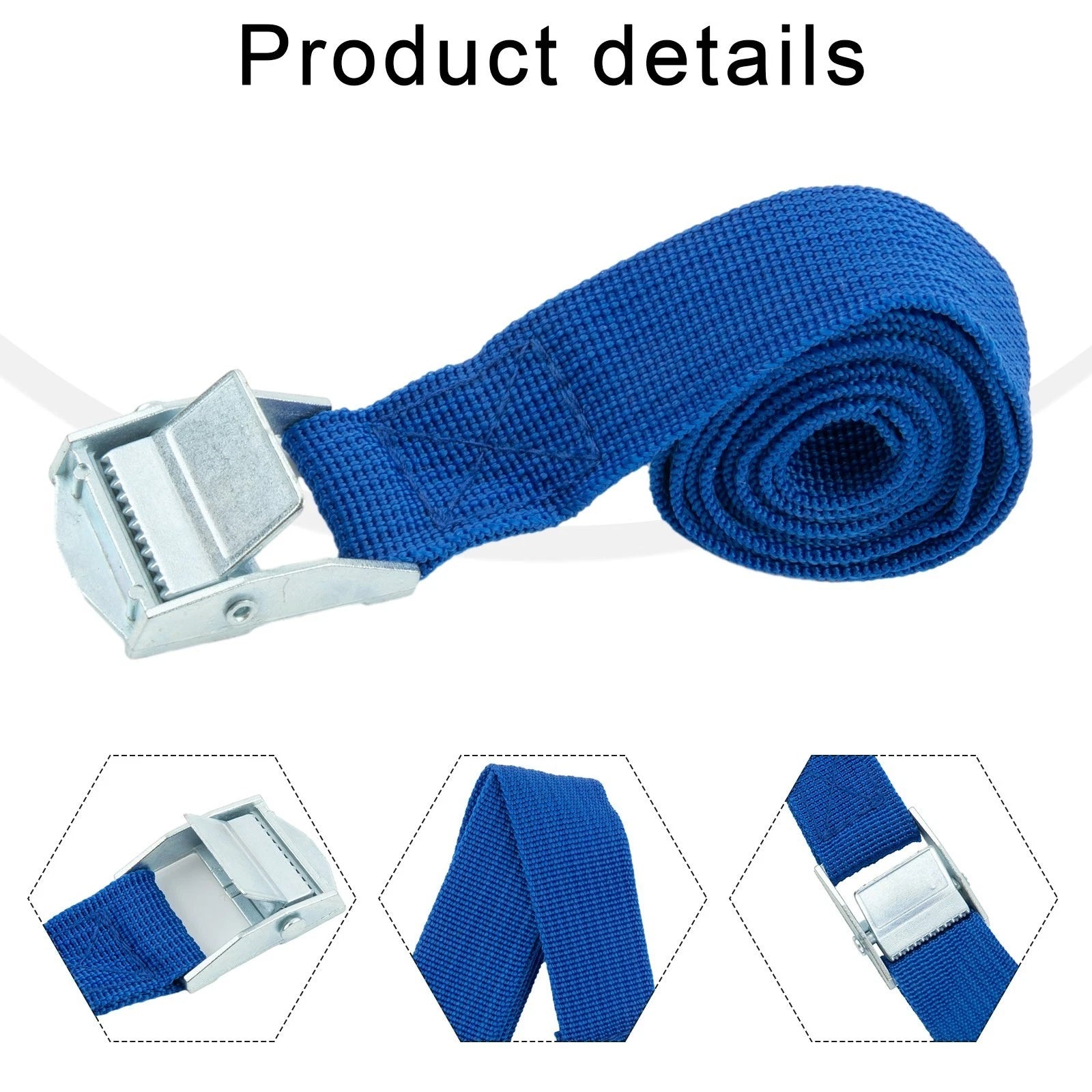 1M Lashing Strap with Buckle for Cargo Tie Down Luggage Bag (2010–2023)