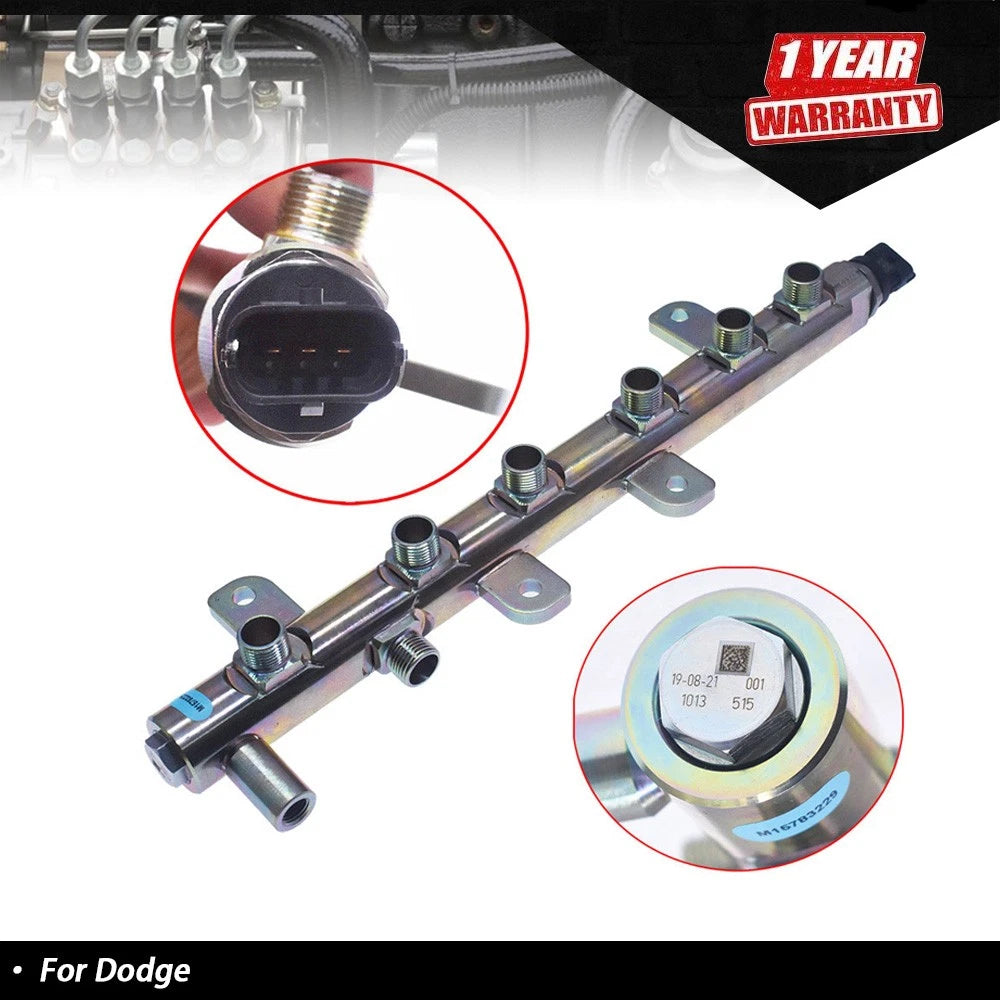 Fuel Rail with Sensor for Dodge Ram 2500 3500 (2007–2012)