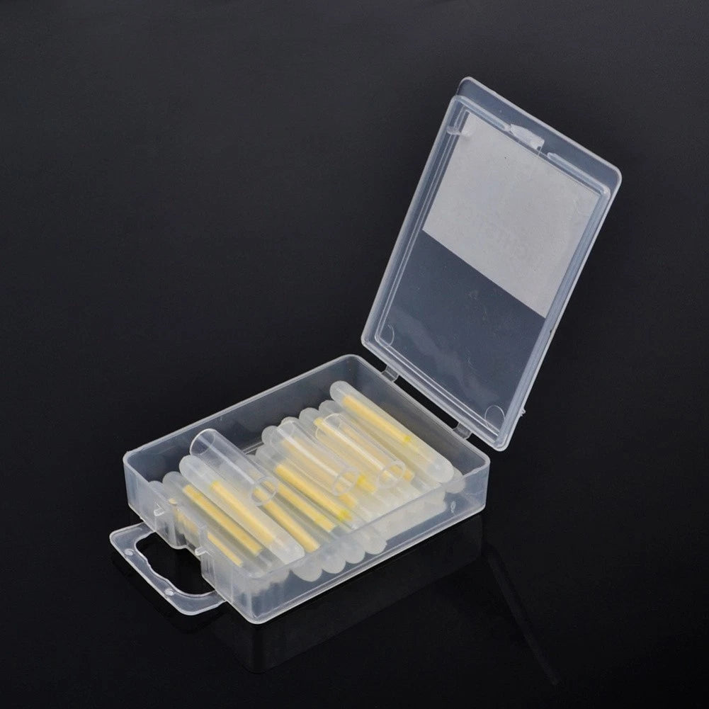 15pcs Luminous Night Fishing Float Lights 3-7cm for Clear Bites