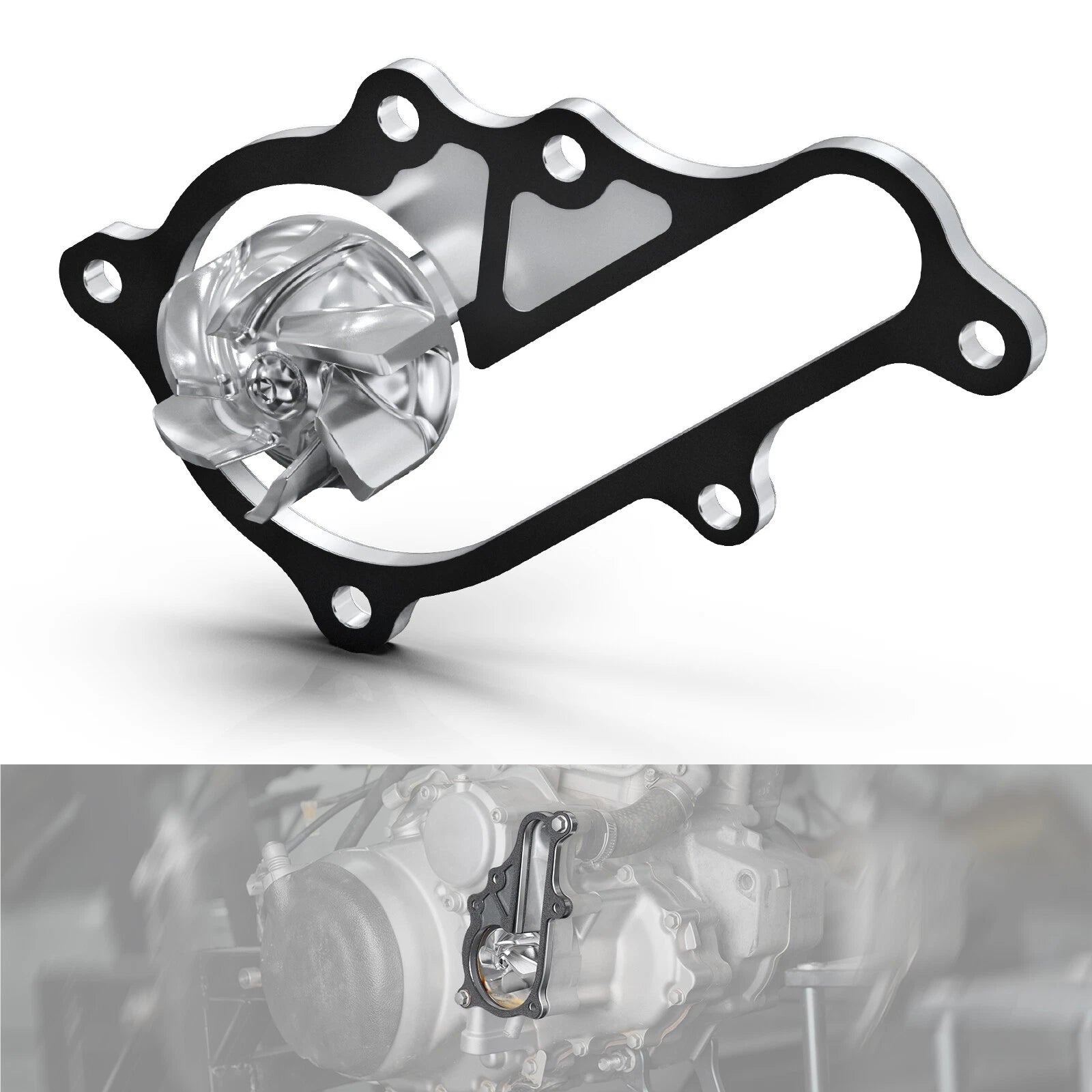 Water Pump Impeller with Gasket Kit for Yamaha Raptor 700 700R (2006–2023) #1S3-12450-00-00
