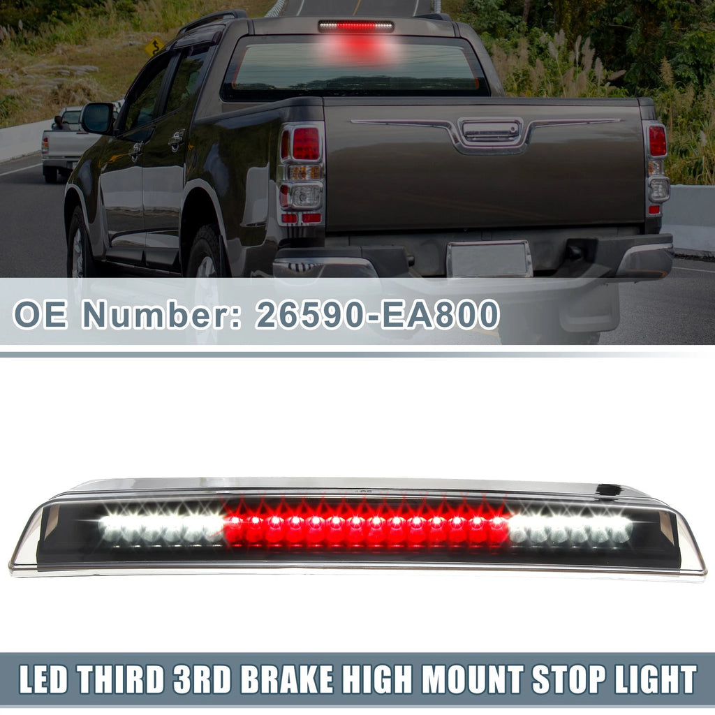 High Mount Stop Light 26590-EA800 for Nissan Titan (2004–2015) Black Smoked Lens
