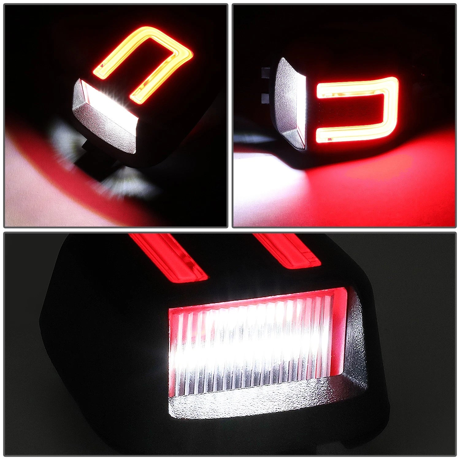 Red LED License Plate Lights for Nissan Frontier Armada Titan (2005–2019)