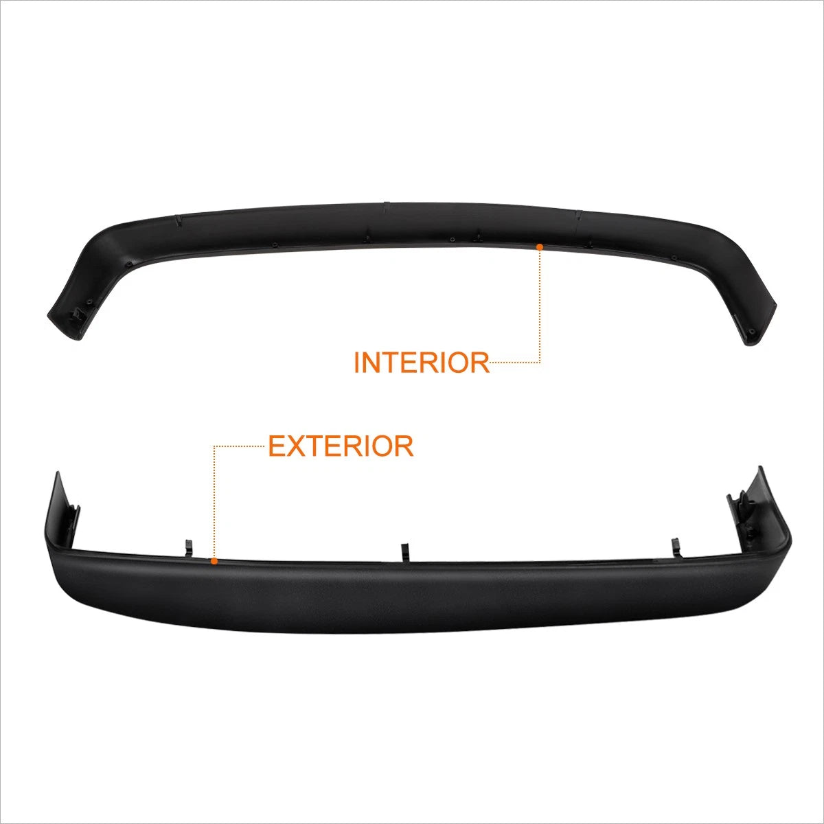 Rear Bumper Protector for Nissan Murano (2009–2014) Black Coated 1.25"OD