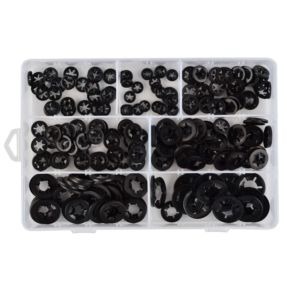Set of 12 Flat Head Uncapped Bolt Screw Nut Washer Assortment for M3 M4 M5 M6 M8 M10 M12