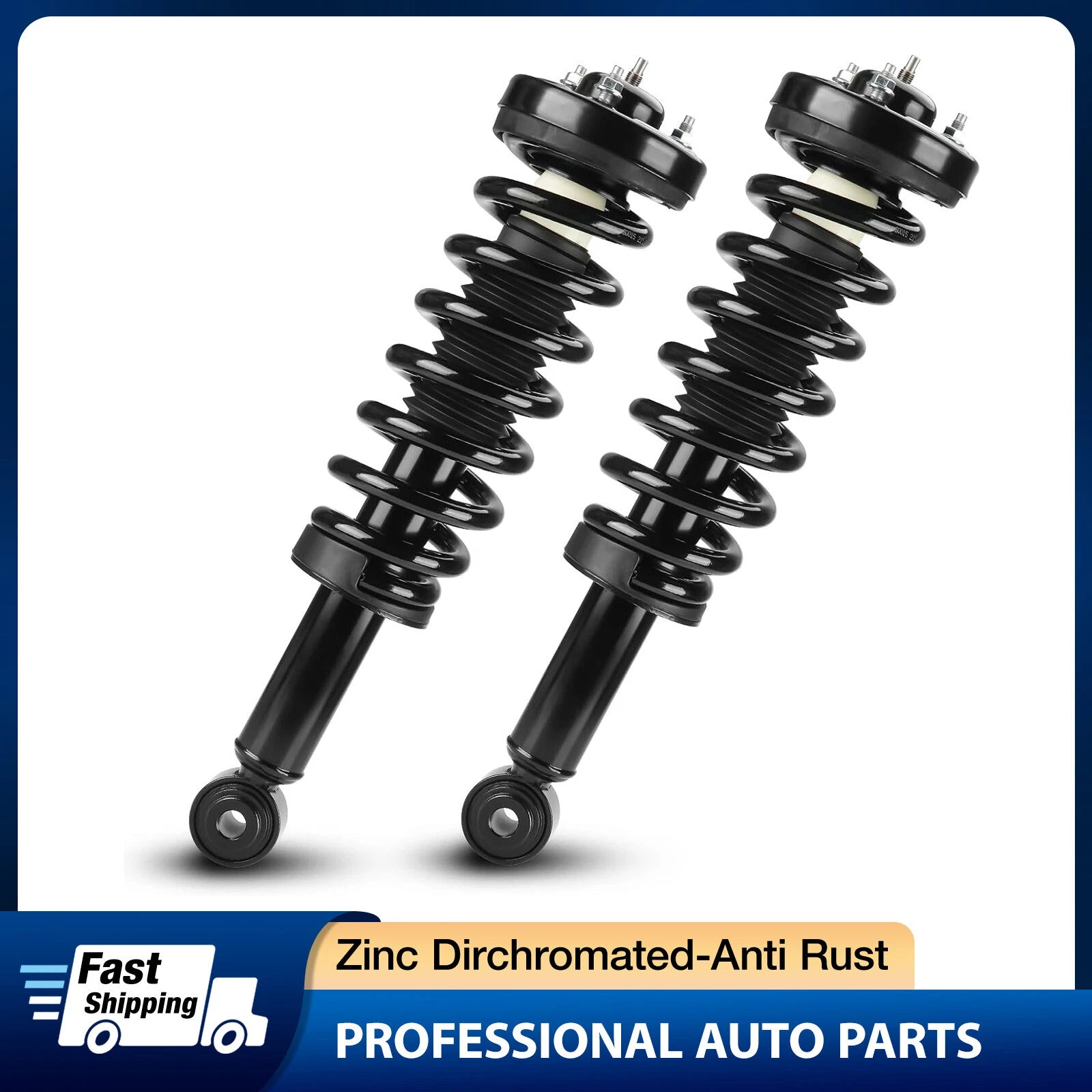 Front Struts w/ Coil Spring Assembly for 4WD Ford F-150 (2009–2013)