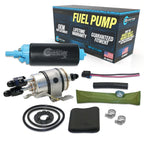 QFS Intank Fuel Pump + Fuel Filter for GM (1982–1995) EP381, 6AN/8AN Fittings
