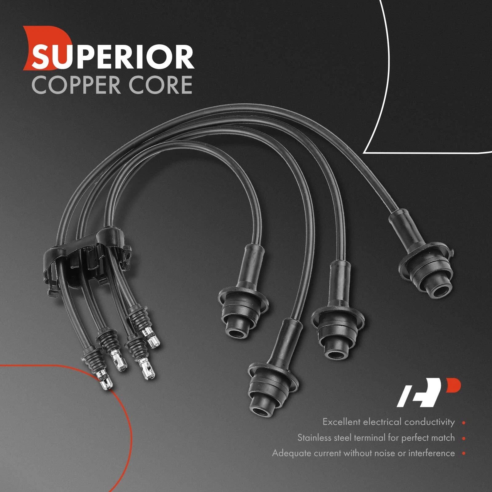 Spark Plug Wire Set for Toyota Tacoma (1983-1994) (1982-1990)