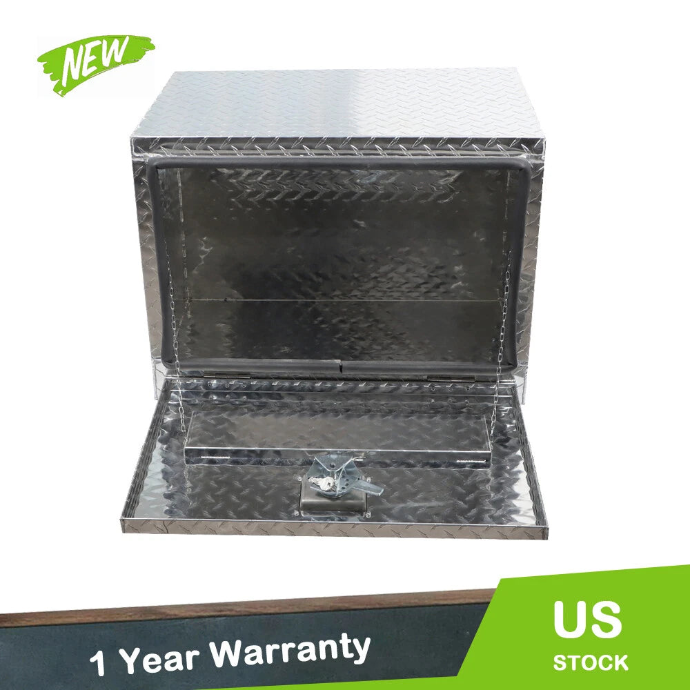24" Heavy Duty Aluminum Diamond Plate Tool Box for Pickup Truck (YYYY–YYYY)