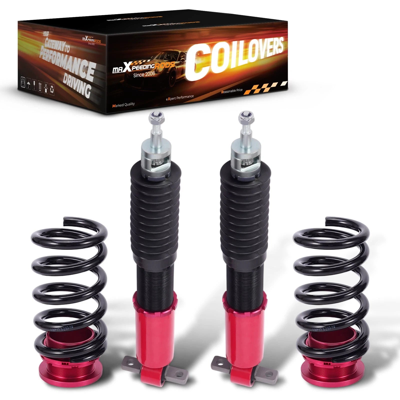 24 Level Damping Adjustable Rear Coilovers for Ford Mustang (2015–2023)