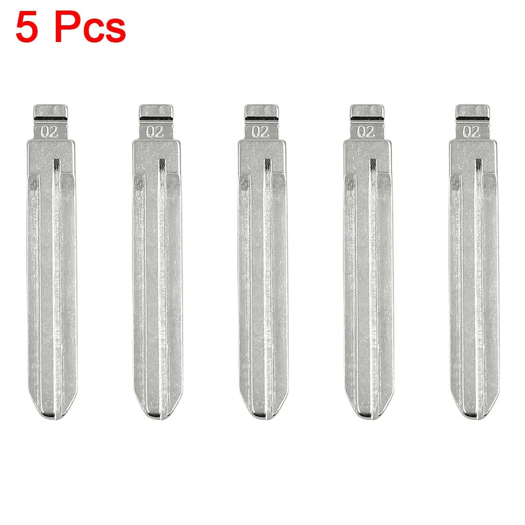 5pcs Metal Flip Remote Key Blank Blade for Toyota Camry Corolla 