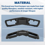 Front Bumper for Chevy Corvette (1975–1979) - Primer Black Fiberglass