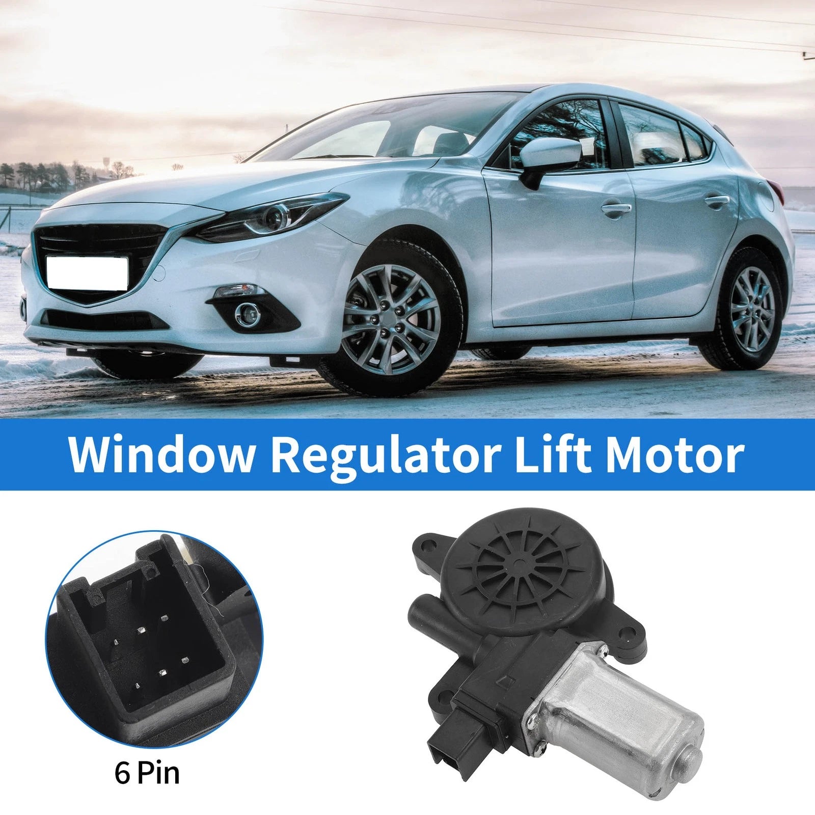 Power Window Regulator Lift Motor for Mazda 2 (2011–2014) No.742807