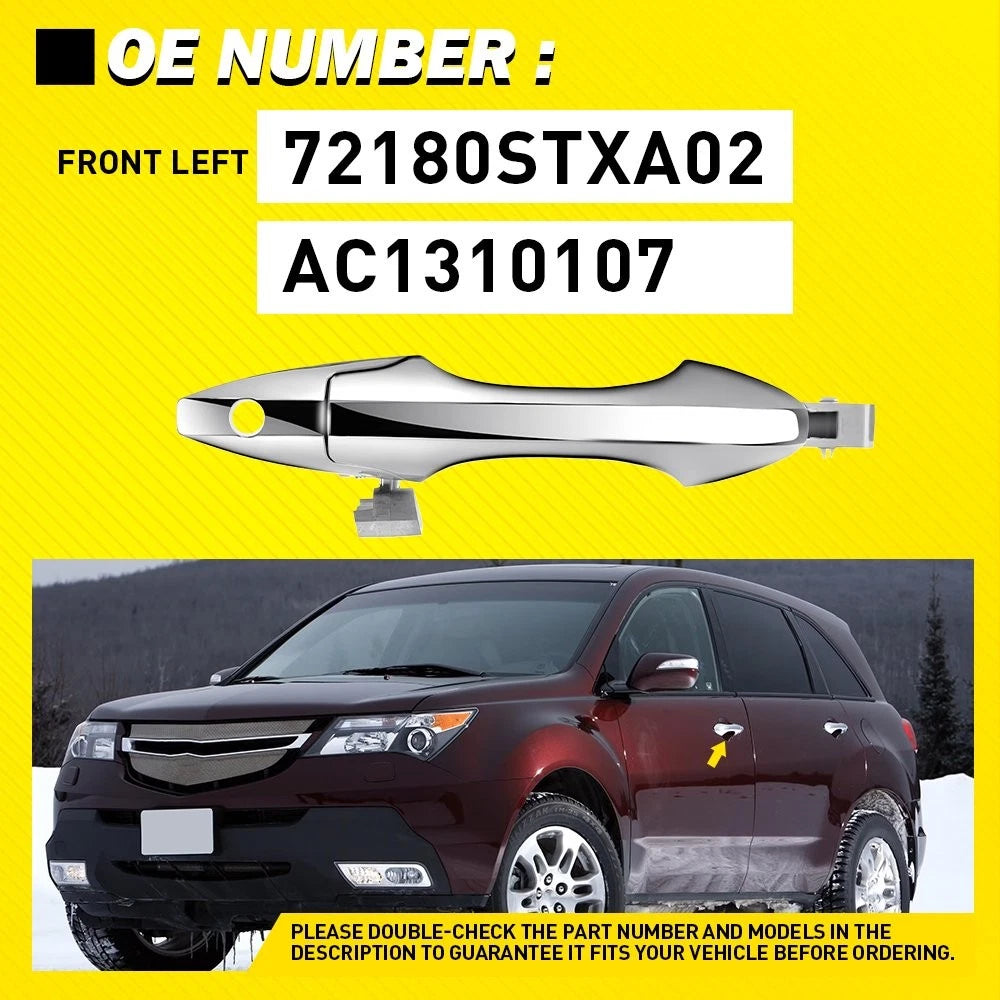 Front Left Outside Door Handle for Acura MDX (2007–2013)