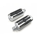 Chrome Gear Skull Footpeg Footrest for Harley V Rod Muscle Tri Glide (1984–2018)