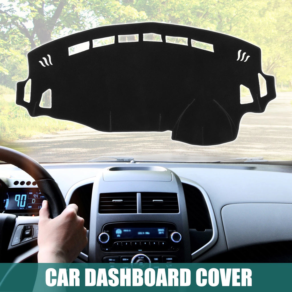 Dashboard Cover for Suzuki Spandia (2003–2017) Black Polyester Mat Protector