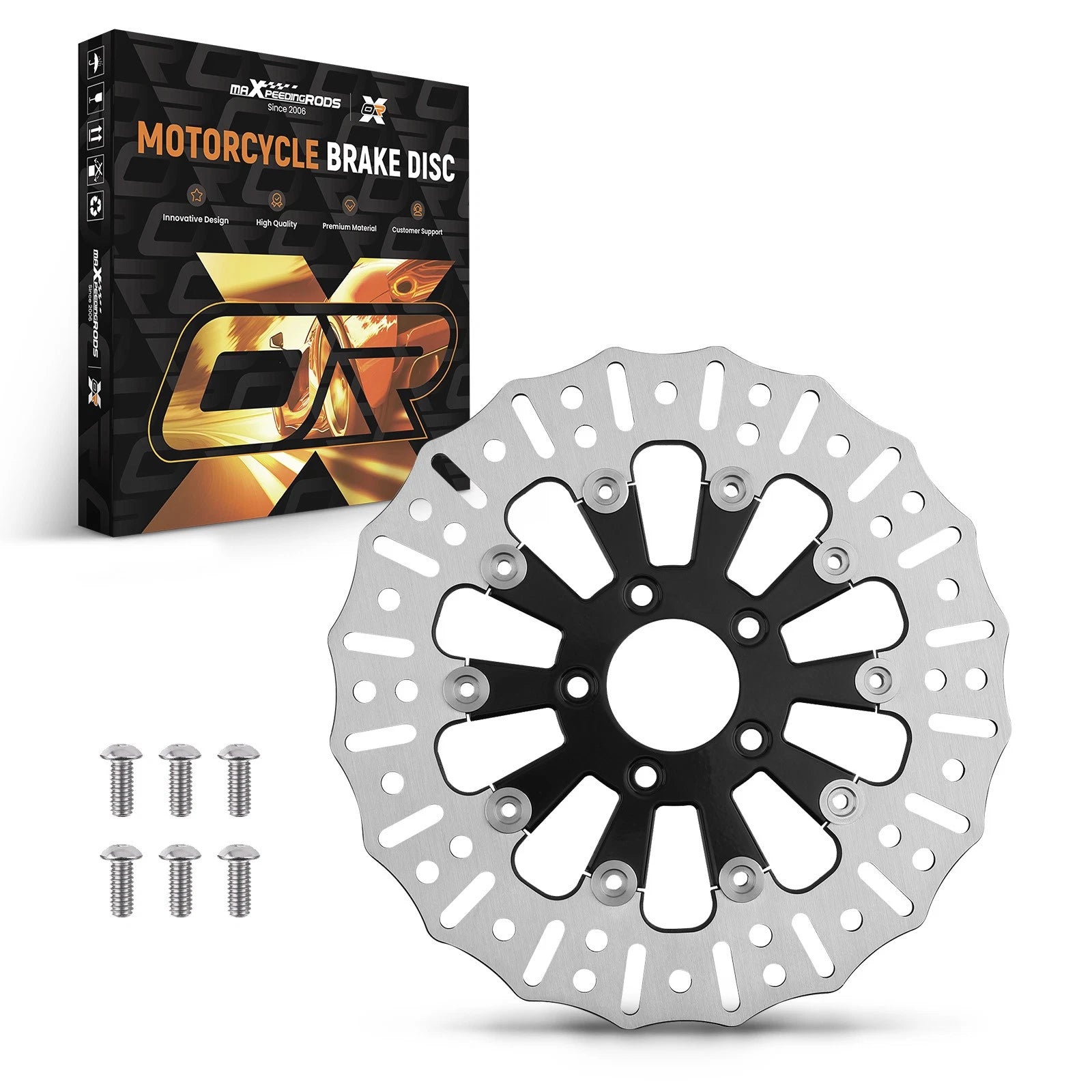 11.8" Front Brake Disc Rotor for Harley Softail Breakout (2015–2024) 5.0mm Thick
